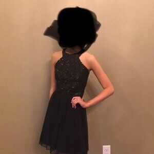 Navy Short Formal Dress